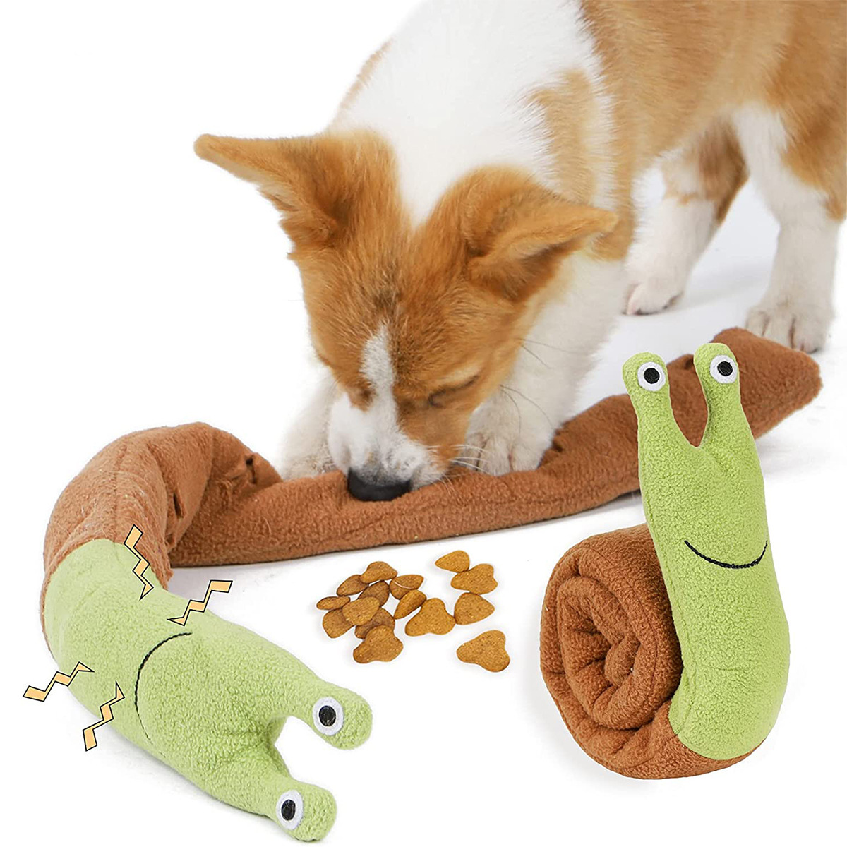 Snuffle Mat For Dogs - Mainan Puzzle Anjing Kucing Siput, Alas