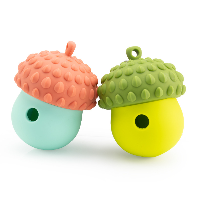 Mainan anak anjing interaktif  - Rubber Treat Dispensing Dog Toy ulasan dan harga