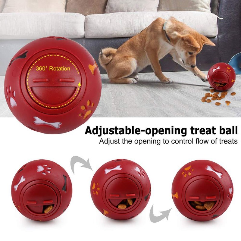Mainan Interaktif Slow Feeder  - Rubber Treat Dispensing Dog Toy ulasan dan harga