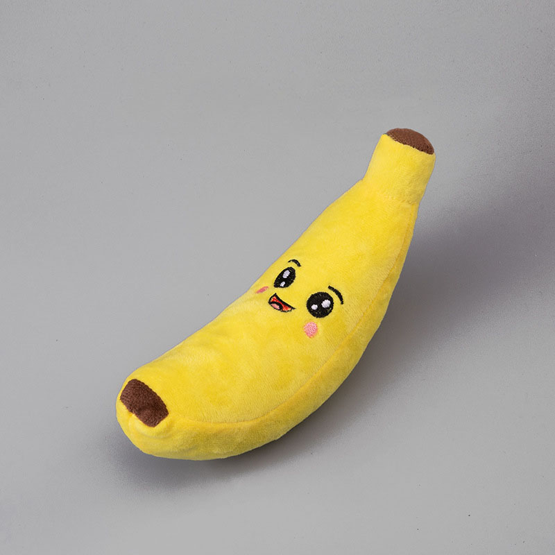 Mainan Anjing Plush Pisang Ber - Interactive Squeaky Plush Dog Toy ulasan dan harga