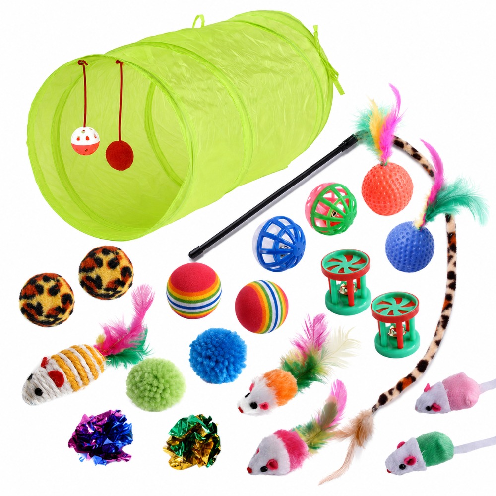 Set Mainan Kucing Beragam: Ton - Catnip Interactive Plush Mouse ulasan dan harga